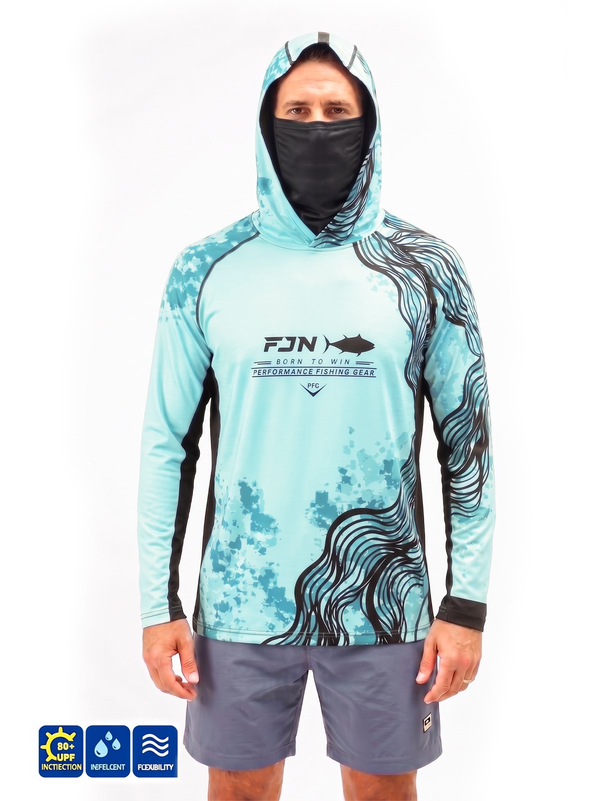 Fujin Relax S26 T-Shirt Buff&Hoodie Mint Black