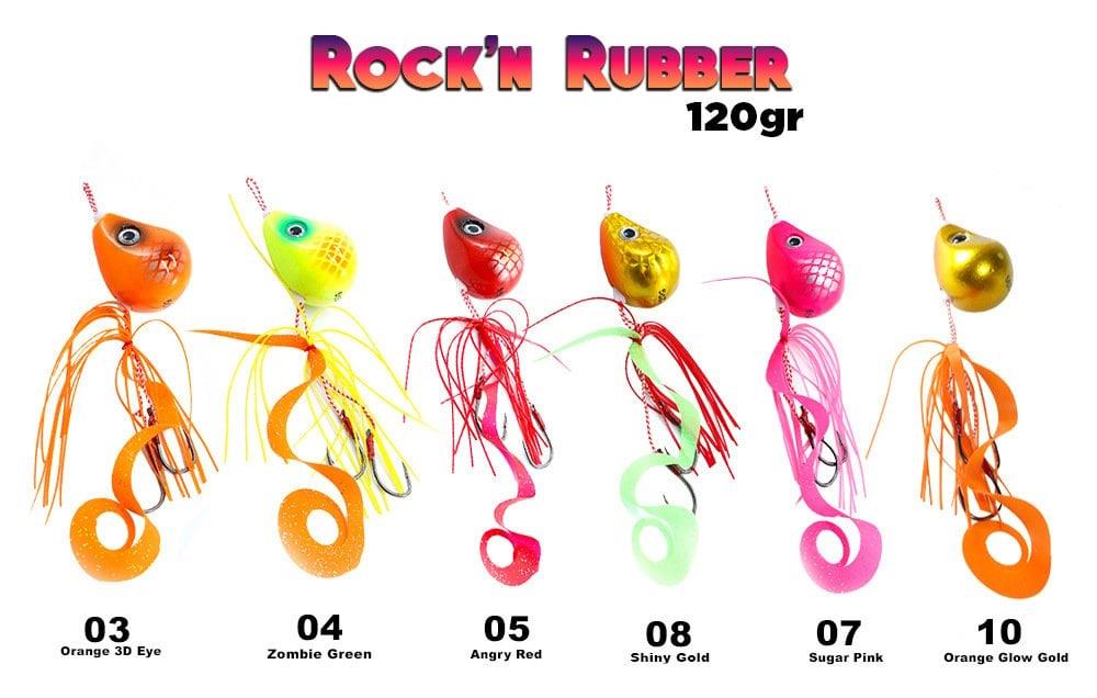 Fujin Rock'n Rubber 120gr Tai Rubber Set