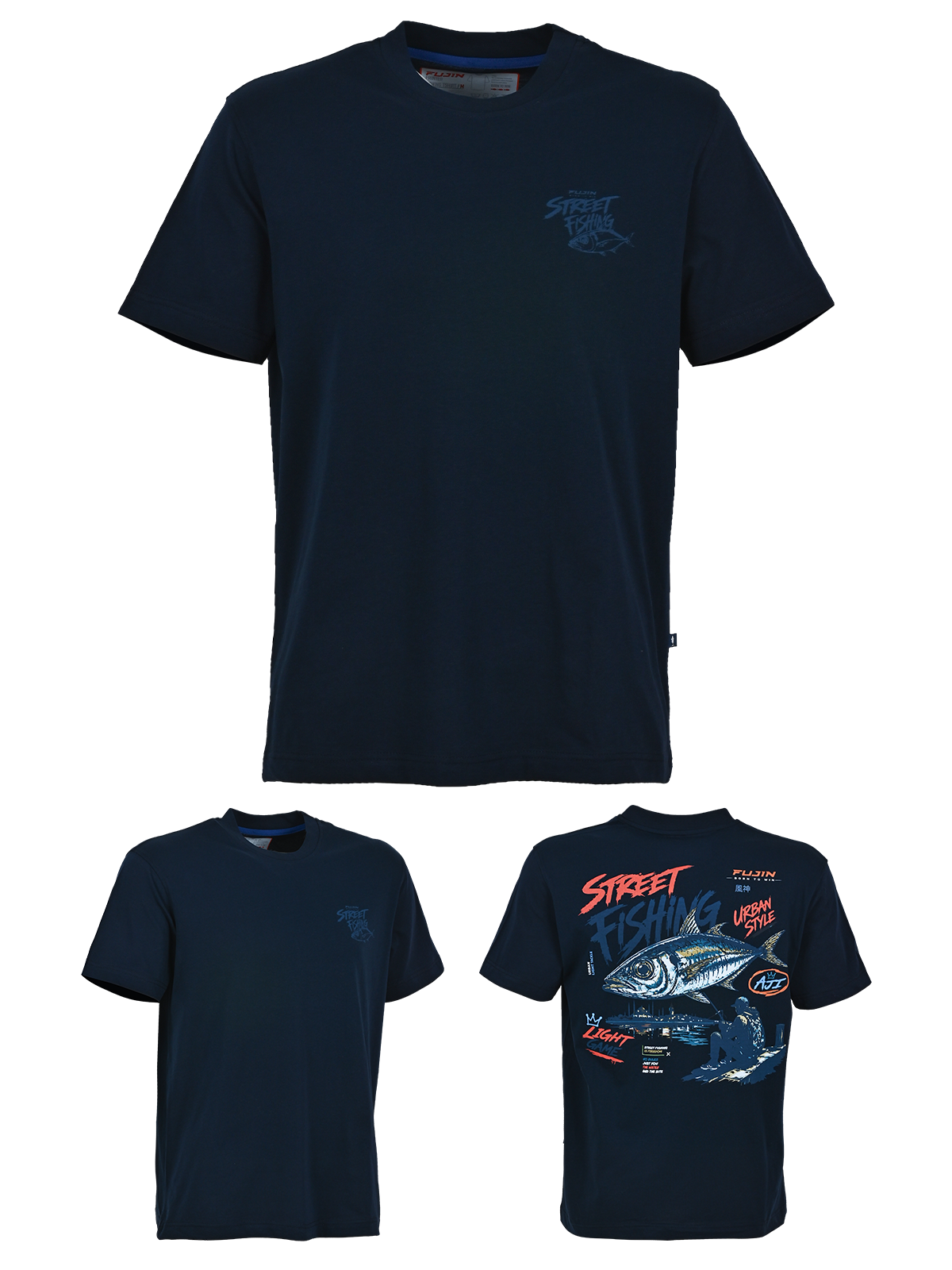 Fujin S26 Street Fishing T-Shirt Dark Navy #S