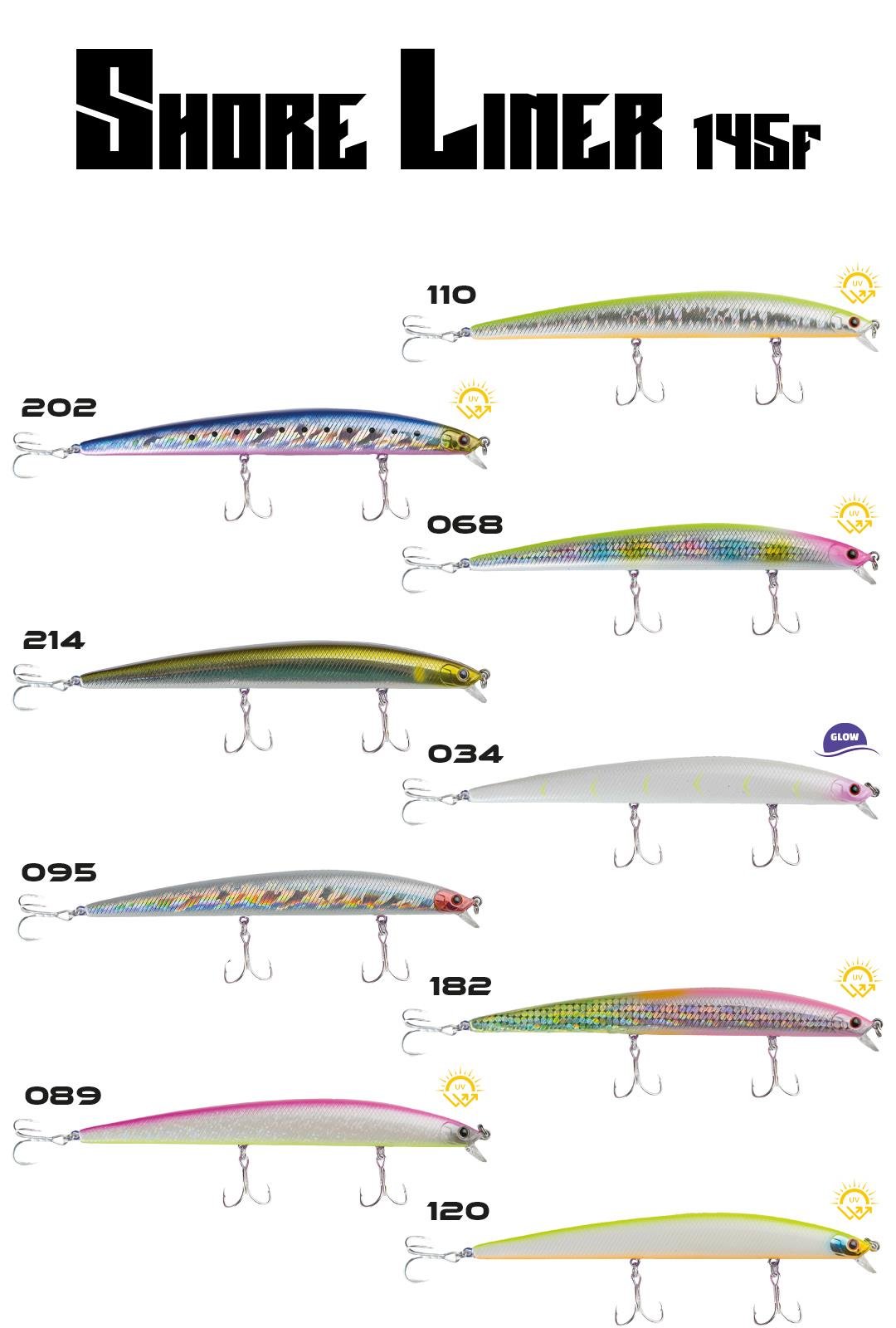 Fujin Shore Liner 145F 20gr #095 Prism Ivory