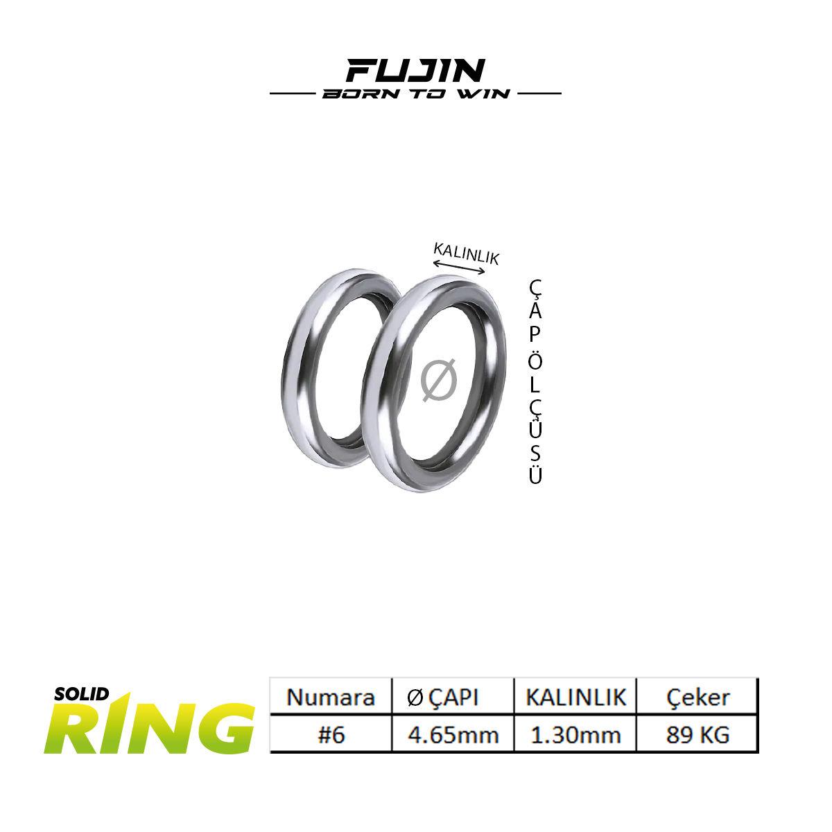 Fujin Solid Ring Halka 6 No