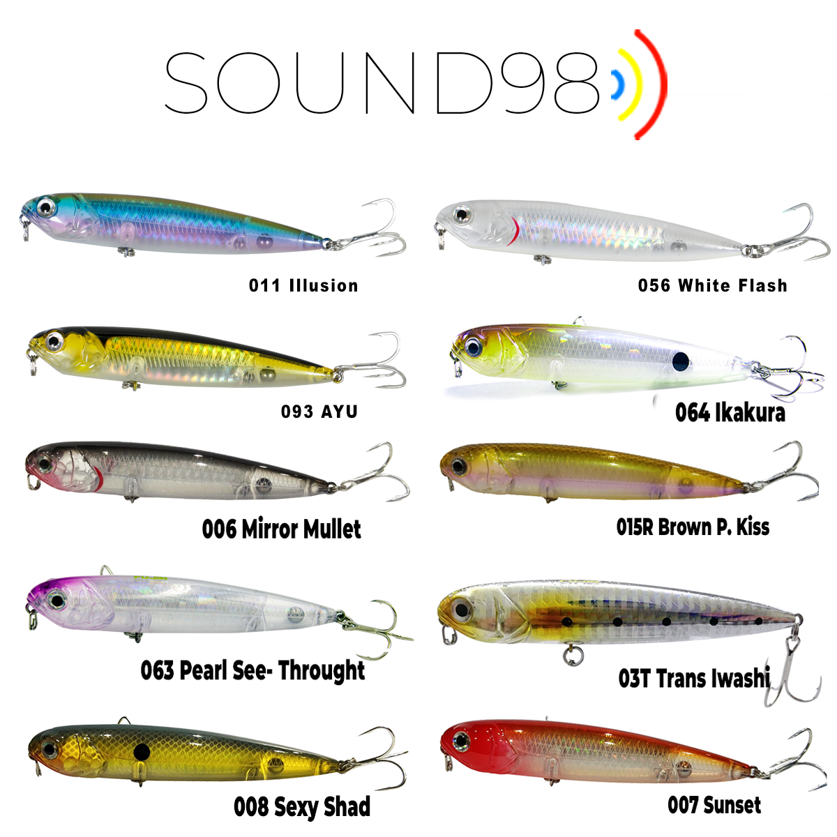 FUJIN Sound98 9,8cm 10,6gr Su Üstü Maket Balık