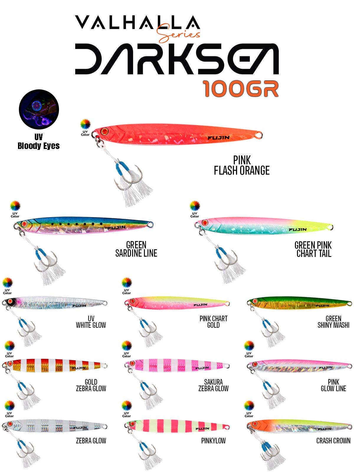 Valhalla Darksea 100gr MT04 Zebra Glow Jig