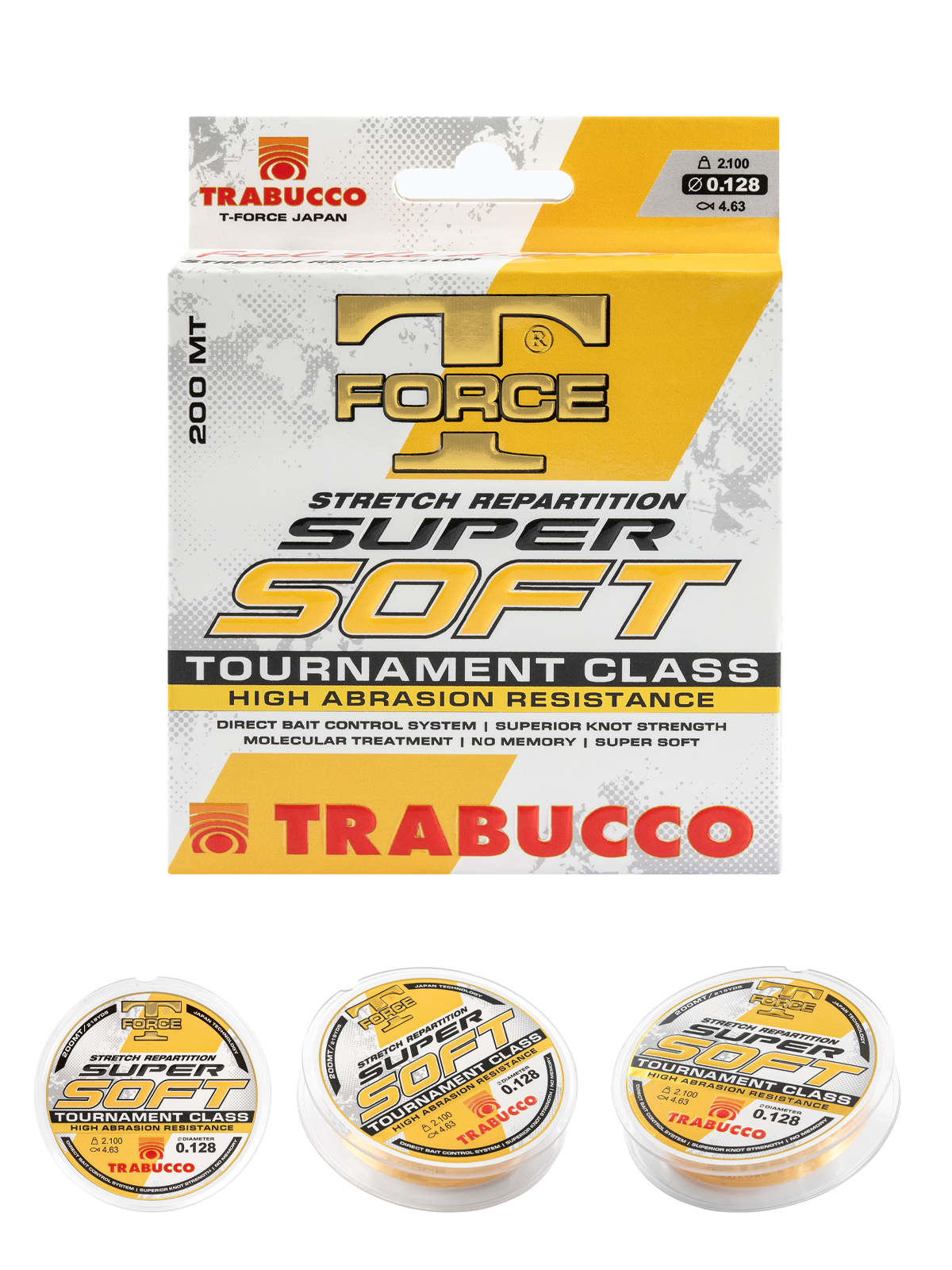 Trabucco T-Force Süper Soft 200mt 0,220mm