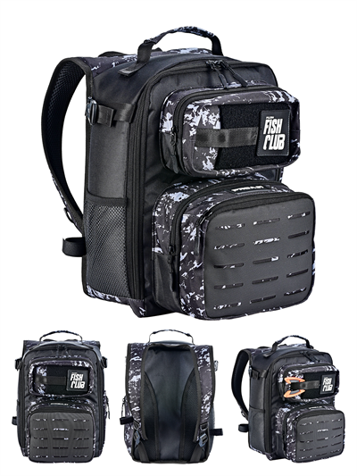 Fujin ProAji Back Pack Black Camo Balıkçı Sırt Çantası