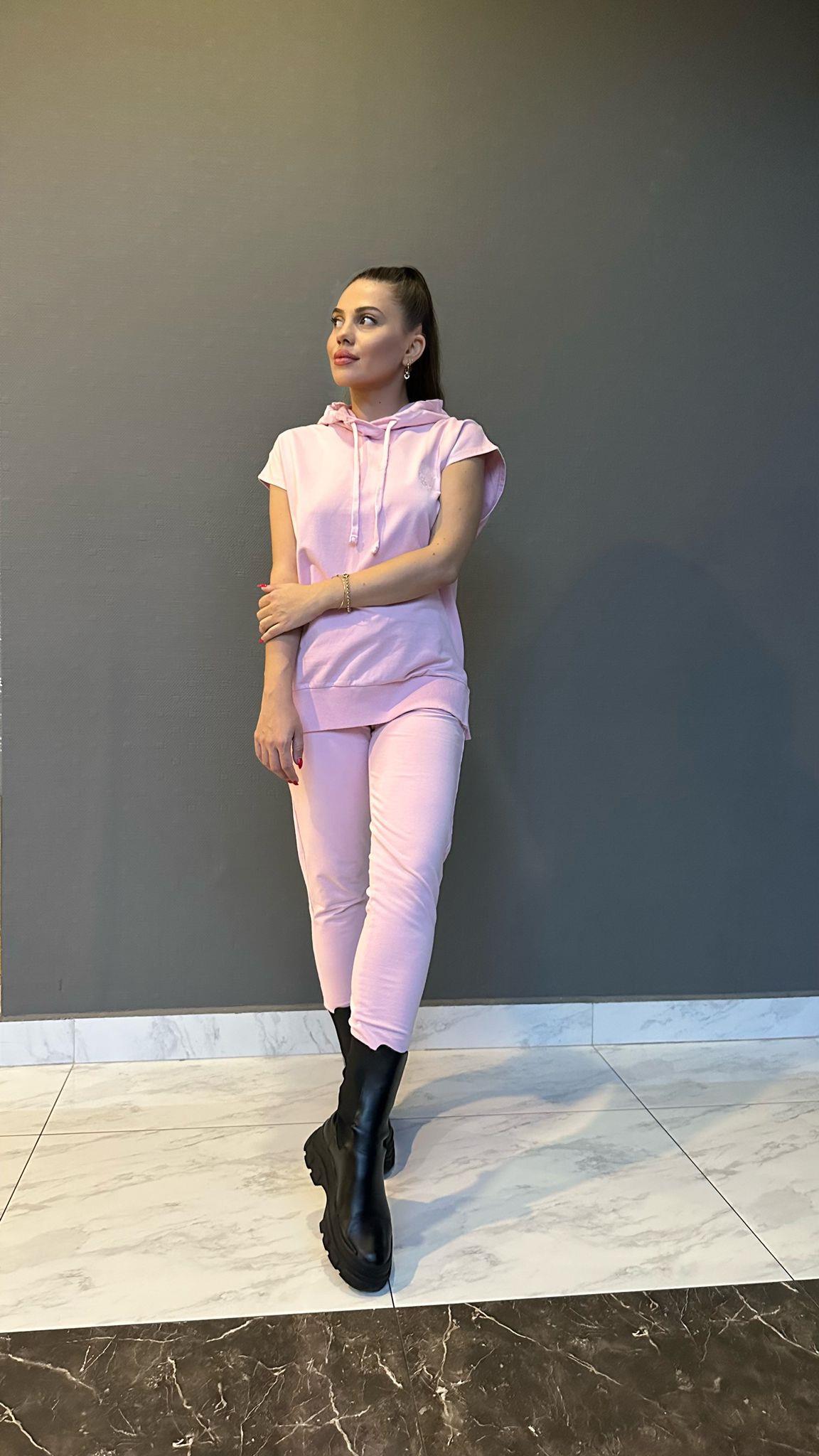 Pembe Eşofman Takım