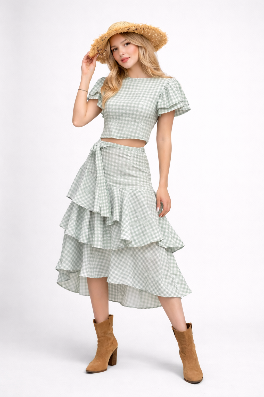 Yeşil Pötikareli 2'li Takım