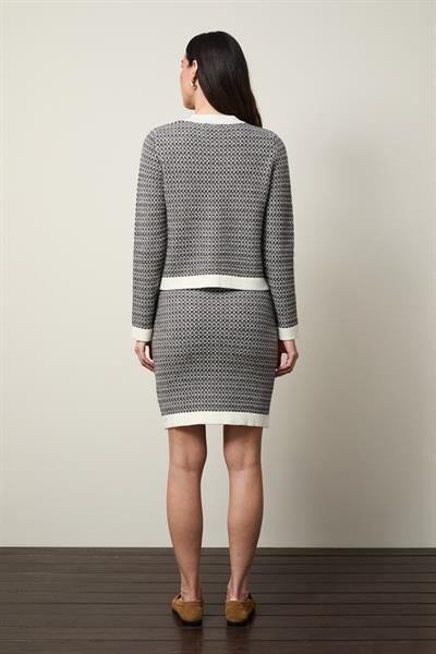 Cashmere Blend Button-Detail Tweed Cardigan