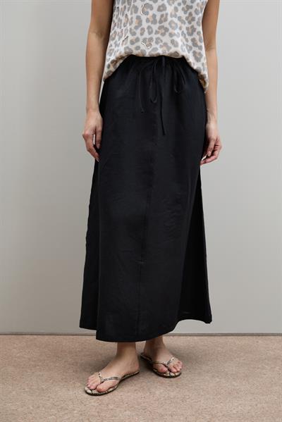 Миди-Юбка Из 100% Льна