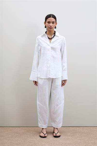 Рубашка Оверсайз Из 100% Льна