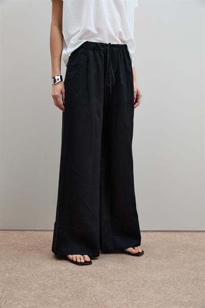 Брюки На Шнурке Из 100% Льна