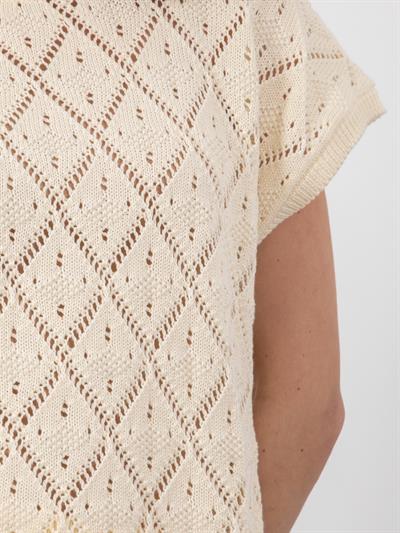 Ажурный свитер из 100% органического хлопка KZK8056KEMIK