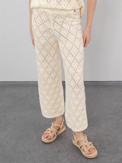 Ажурные брюки из 100% органического хлопка PNT8056KEMIK