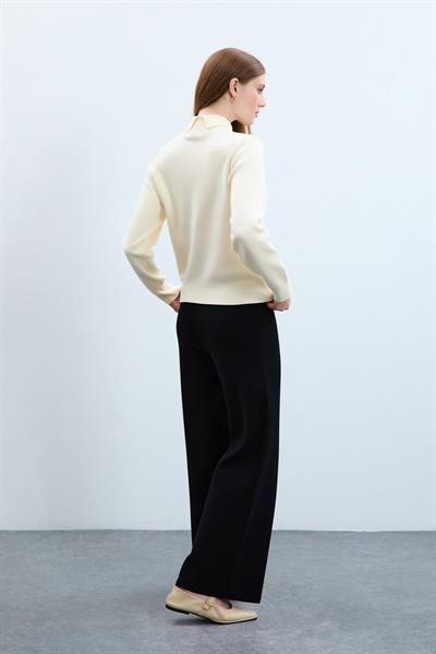 Свитер Из 100% Органического Хлопка С Печатным Декором KZK10650 KEMİK