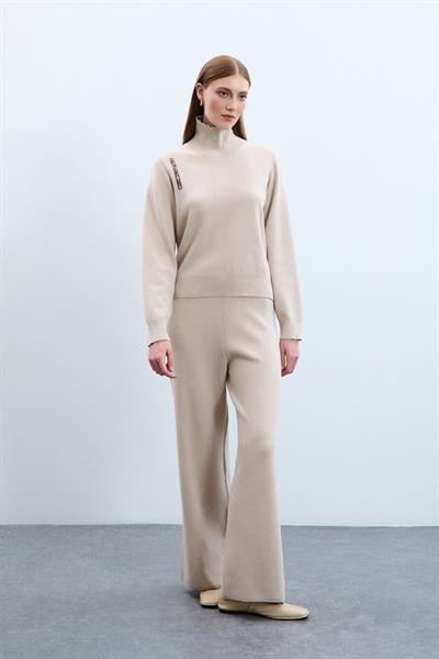 Свитер Из 100% Органического Хлопка С Печатным Декором KZK10650 TAŞ