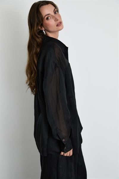 %100 Ramie Oversize Gömlek