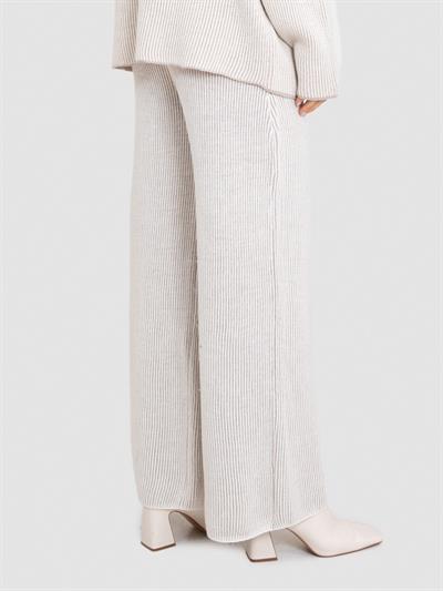 Брюки-кардиганы из 100% шерсти PNT7980KEMIKBEJ