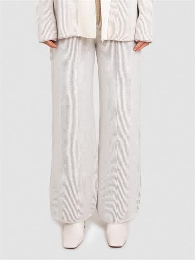 Брюки-кардиганы из 100% шерсти PNT7980KEMIKBEJ