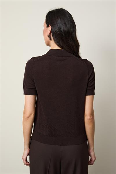 Свитер поло из 100% шерсти