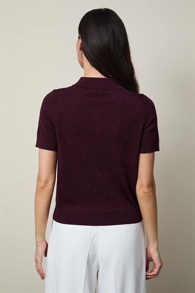 Свитер поло из 100% шерсти