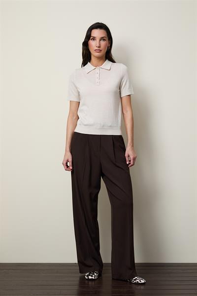 Свитер поло из 100% шерсти