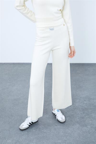 Брюки С Высокой Талией Из 100% Шерсти PNT9792 KEMİK