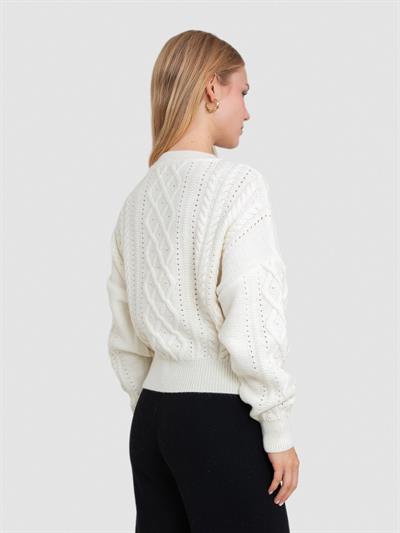 Свитер с круглым вырезом из смеси альпаки KZK8826KEMIK