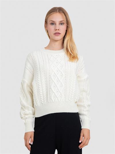 Свитер с круглым вырезом из смеси альпаки KZK8826KEMIK