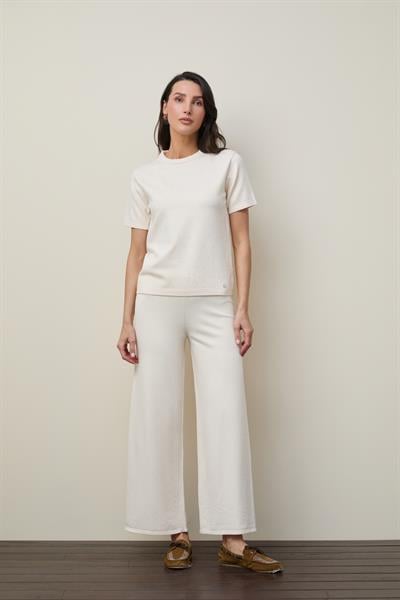 Джемпер с круглым вырезом и мини-пайетками KZK12742KEMİK