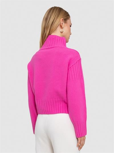 Свитер с капюшоном и реистыми деталями KZK6072KOYUPEMBE