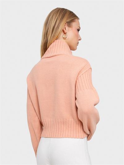 Свитер с капюшоном и реистыми деталями KZK6072SOMON