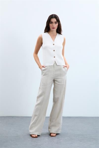 Трикотажный жилет с пуговицами YLK9478