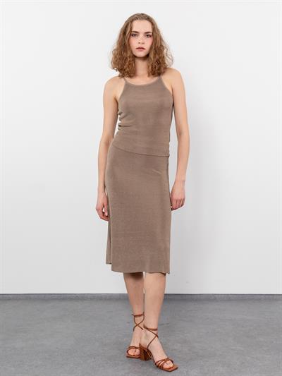 Трикотажная майка с тонкими бретелями ATL8032VIZON