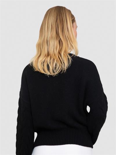 Свитер кабельное вещание KZK8432SIYAH