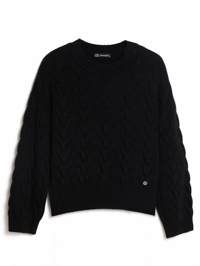 Свитер кабельное вещание KZK8432SIYAH