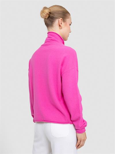 Свитер с ведущим воротником из смесей кашемира KZK7324PEMBE