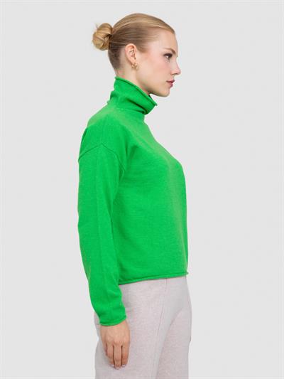 Свитер с ведущим воротником из смесей кашемира KZK7324YESIL