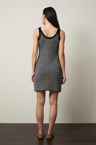 Kaşmir Karışımlı Düğme Detaylı Tüvit Elbise