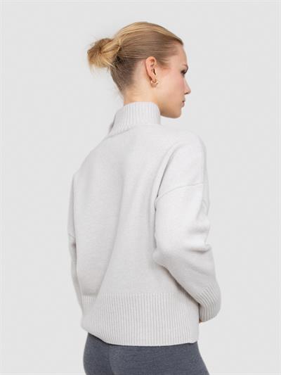 Свитер с главным воротником из смесей кашемира, шерсти и пуговиц и KZK6972TAS