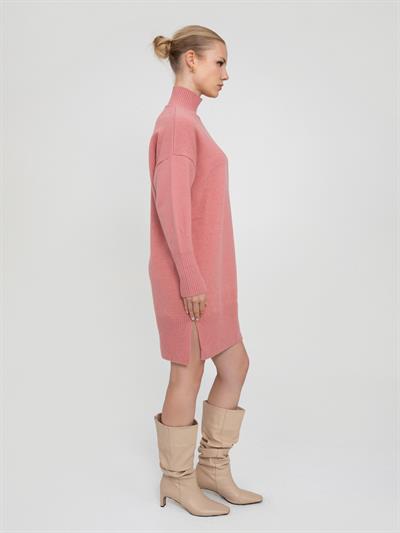 Платье из смешанной шерсти и кашемира с воротником-стойкой ELB6974KOYUPUDRA