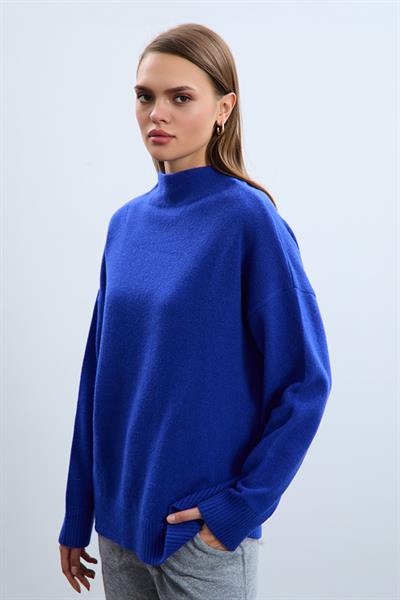 Свитер с воротником-гольф из смеси кашемира и шерсти KZK2208SAKS