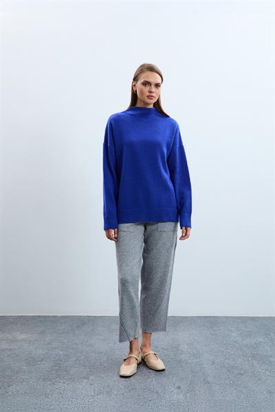 Свитер с воротником-гольф из смеси кашемира и шерсти KZK2208SAKS