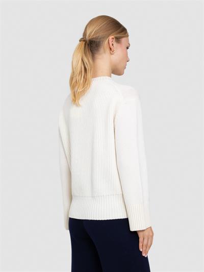 Система Свитер с вырезом из смесей шерсти и кашемиры KZK7802KEMIK