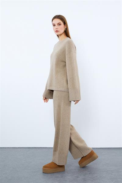 Свитер с круглым вырезом из смеси кашемира и шерсти KZK9856KOYUBEJ
