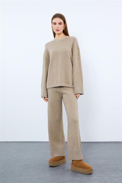 Свитер с круглым вырезом из смеси кашемира и шерсти KZK9856KOYUBEJ