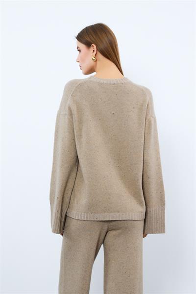Свитер с круглым вырезом из смеси кашемира и шерсти KZK9856KOYUBEJ