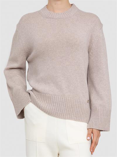 Система Свитер с вырезом из смесей шерсти и кашемиры KZK7802BEJ