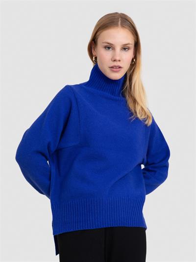 Свитер с высоким воротником из смеси шерсти и кашемира KZK7548SAKS