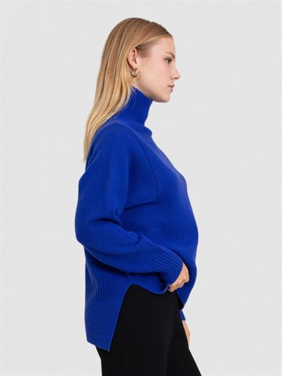 Свитер с высоким воротником из смеси шерсти и кашемира KZK7548SAKS