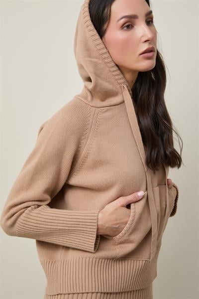 Худи из кашемировой и шерстяной смеси KZK12820KOYUBEJ